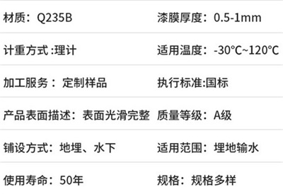 那曲热浸塑钢质保护管价格产品性能特点
